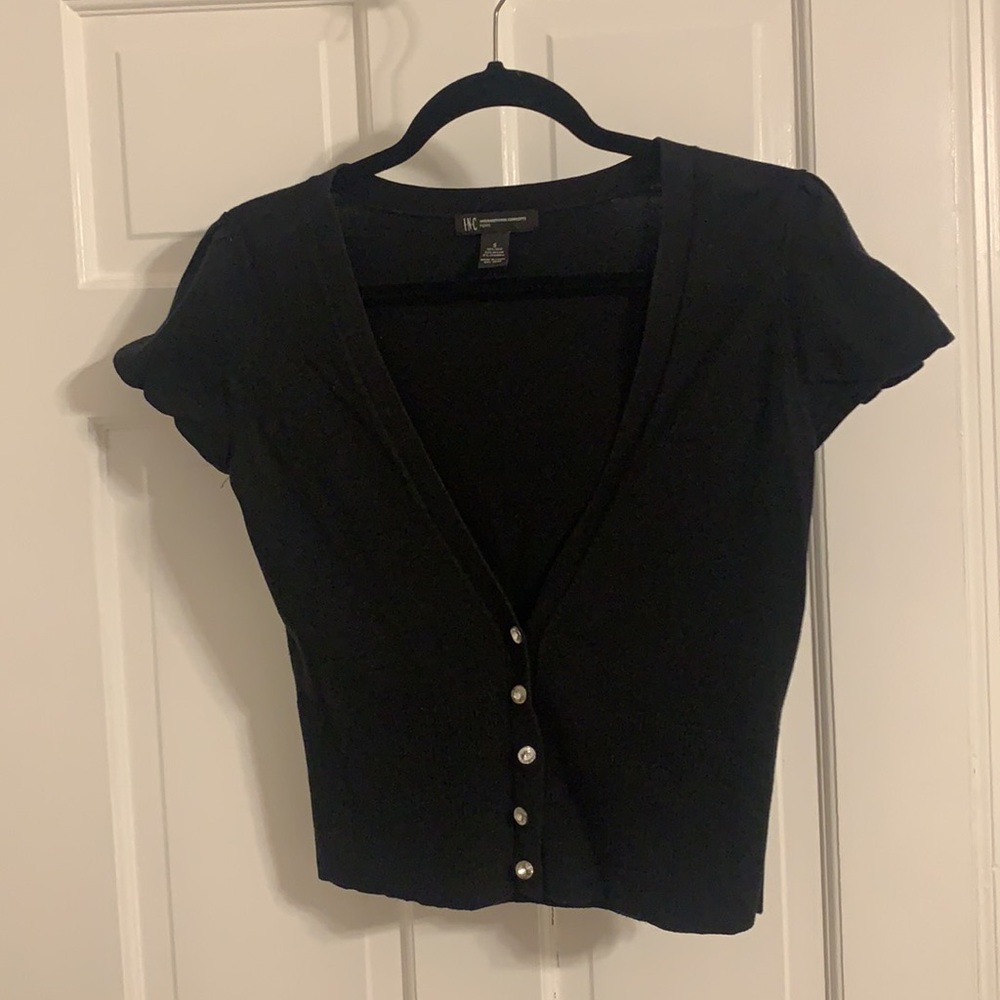 Inc International Concepts, short sleeve cardigan
